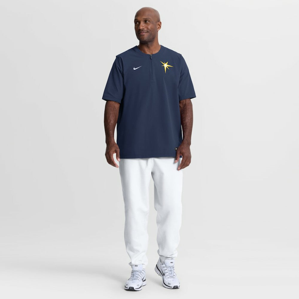 Tampa Bay Rays Nike Authentic Collection Dri-FIT Quarter-Zip Windshirt - Navy - Nike Sale