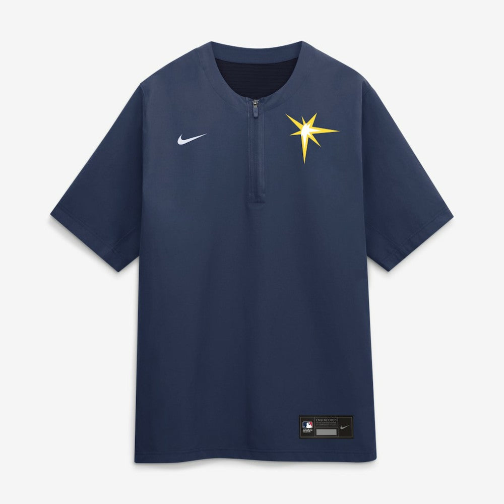 Tampa Bay Rays Nike Authentic Collection Dri-FIT Quarter-Zip Windshirt - Navy - Nike Sale