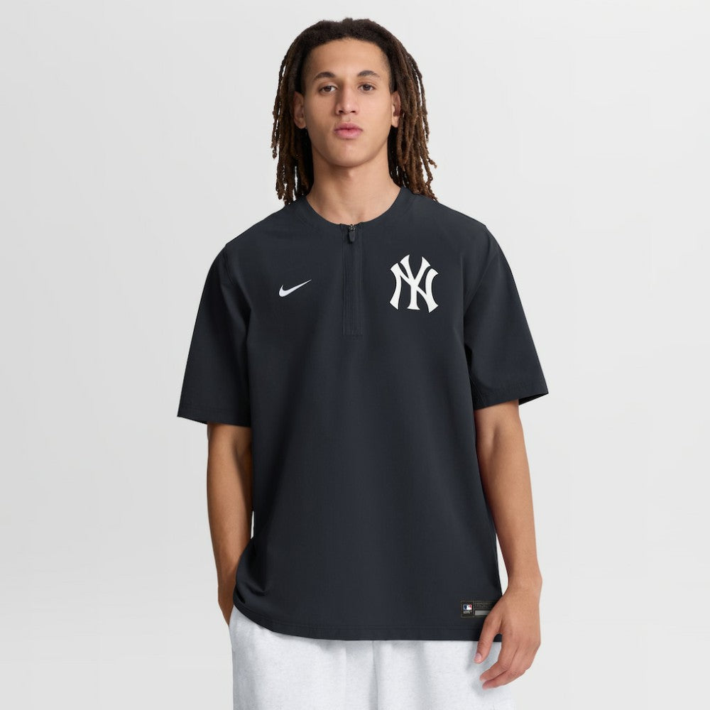 New York Yankees Nike Authentic Collection Dri-FIT Quarter-Zip Windshirt - Navy - Nike on Sale