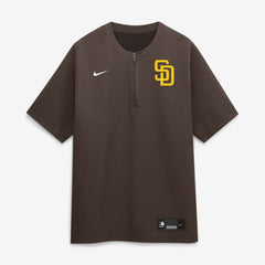 San Diego Padres Nike Authentic Collection Dri-FIT Quarter-Zip Windshirt - Brown - Nike Sale