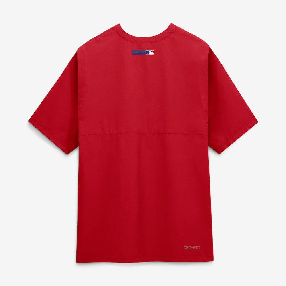 Philadelphia Phillies Nike Authentic Collection Dri-FIT Quarter-Zip Windshirt - Red - Nike on Sale