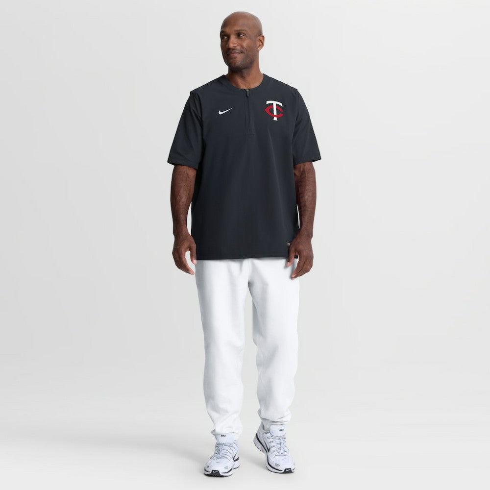 Minnesota Twins Nike Authentic Collection Dri-FIT Quarter-Zip Windshirt - Navy - Nike Discount