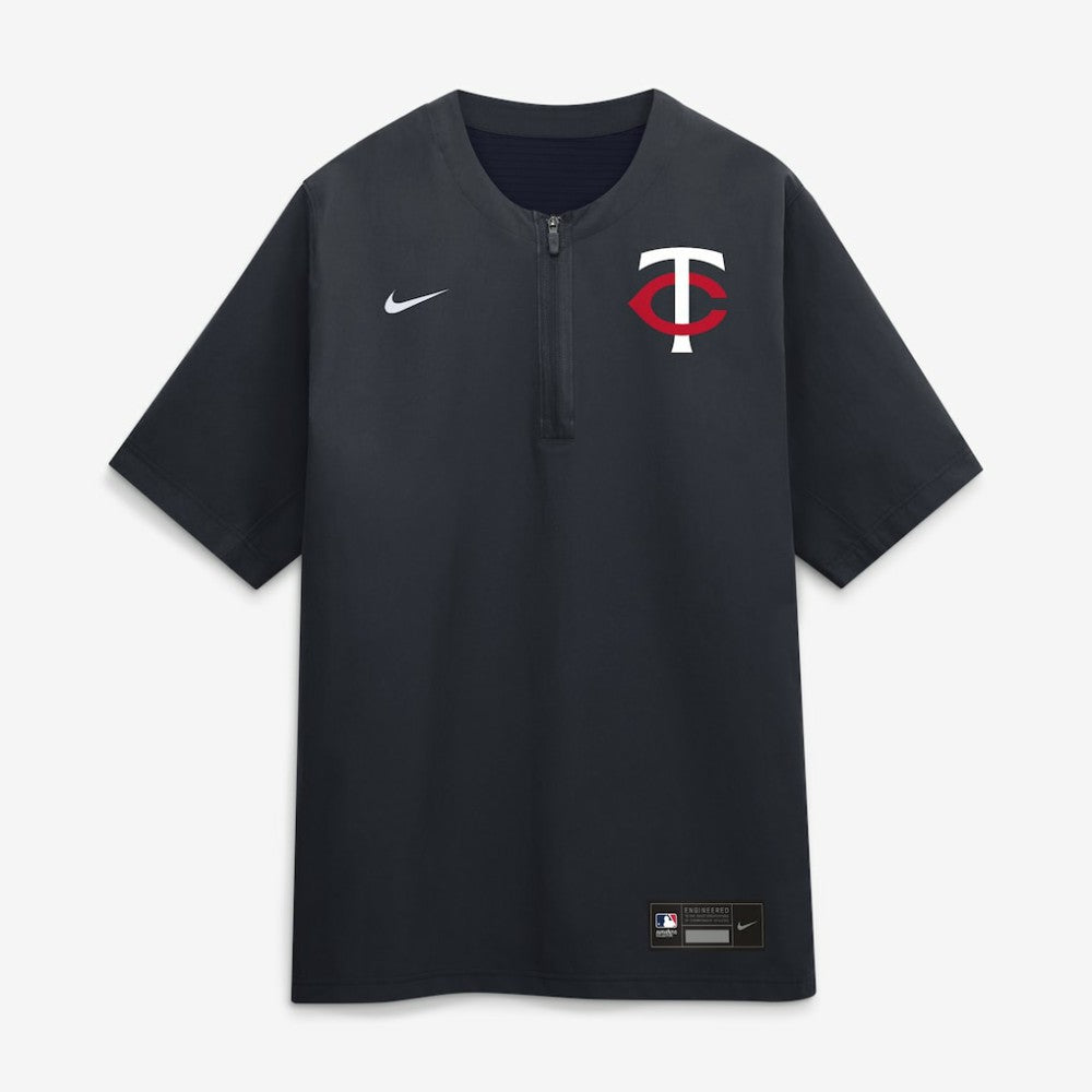 Minnesota Twins Nike Authentic Collection Dri-FIT Quarter-Zip Windshirt - Navy - Nike Discount
