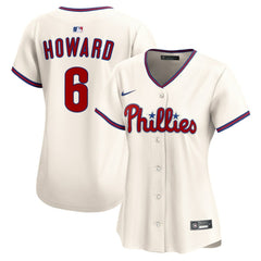 Ryan Howard Philadelphia Phillies Nike Women's Alternate 2 Limited Jersey - Cream - Nike Sale
