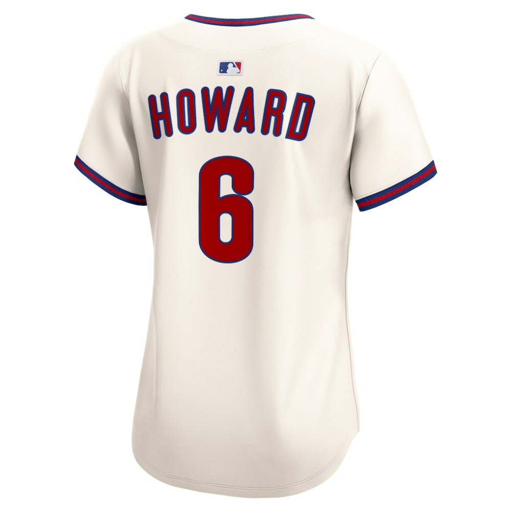 Ryan Howard Philadelphia Phillies Nike Women's Alternate 2 Limited Jersey - Cream - Nike Sale