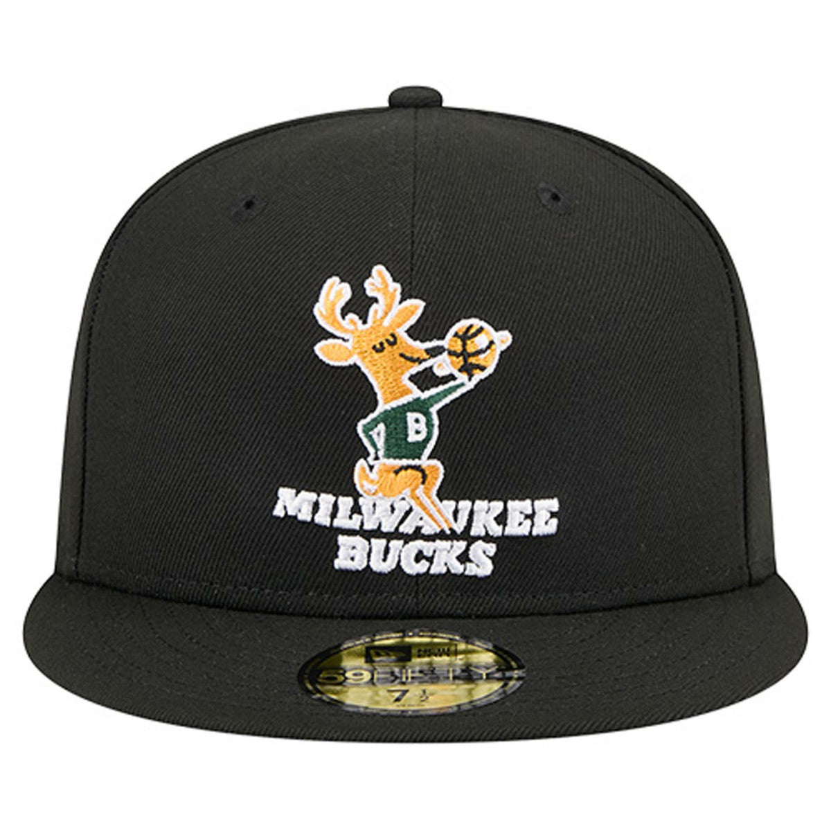 Milwaukee Bucks Core Logo 59FIFTY Fitted Hat Black | New Era for sale