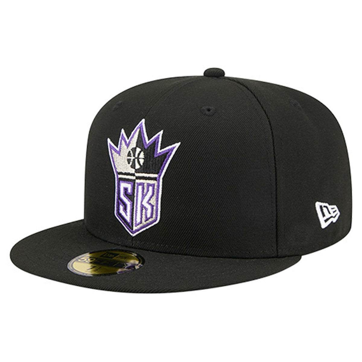 Sacramento Kings Core Logo 59FIFTY Fitted Hat Black | New Era