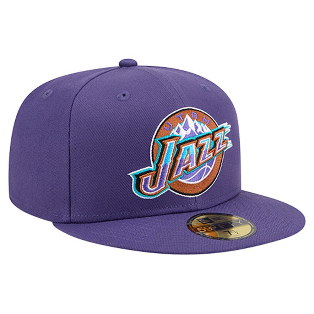 Utah Jazz Core Logo 59FIFTY Fitted Hat Purple | New Era Near Me
