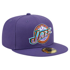 Utah Jazz Core Logo 59FIFTY Fitted Hat Purple | New Era Near Me