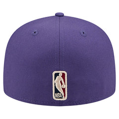 Utah Jazz Core Logo 59FIFTY Fitted Hat Purple | New Era Near Me