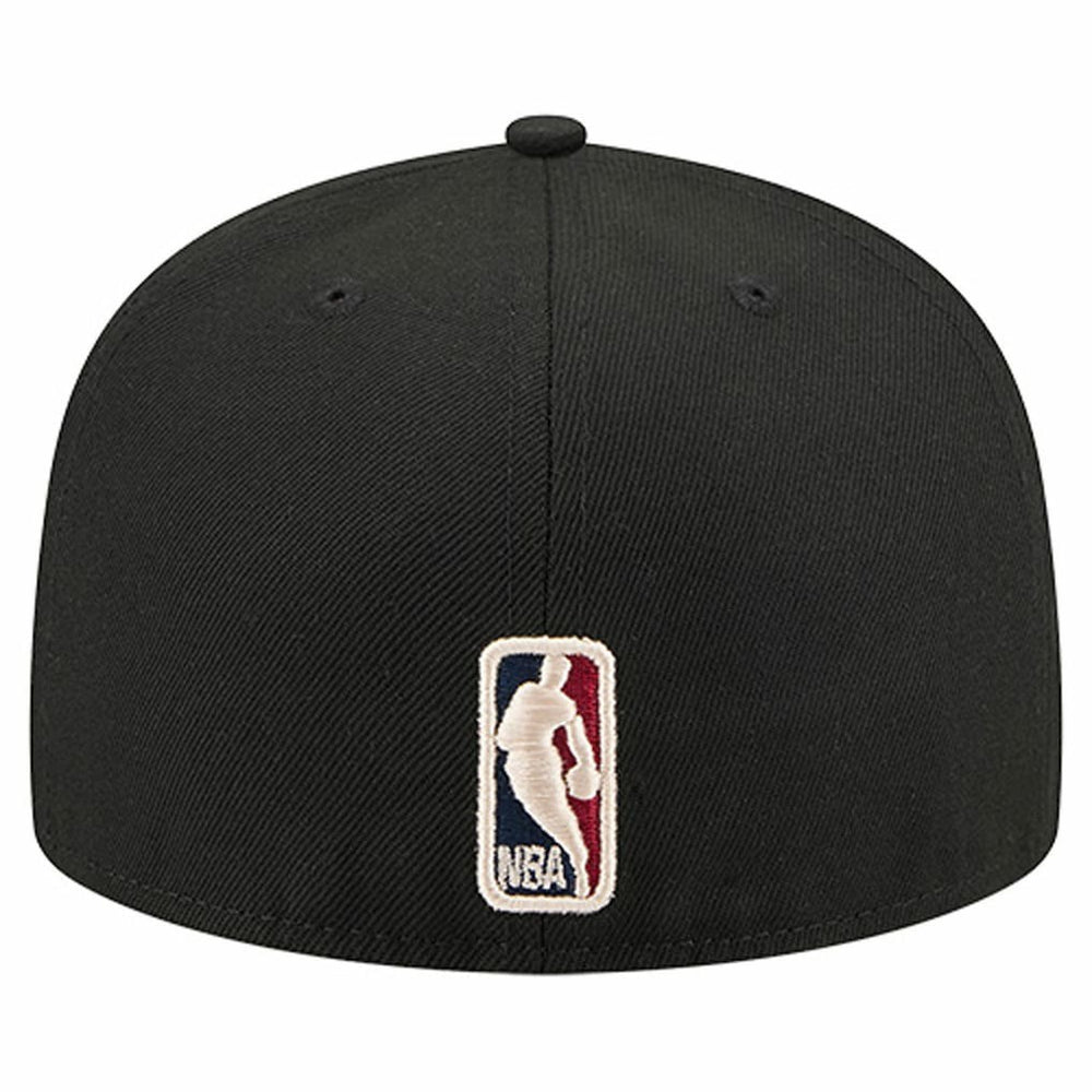 Chicago Bulls Core Logo 59FIFTY Fitted Hat Black | New Era online