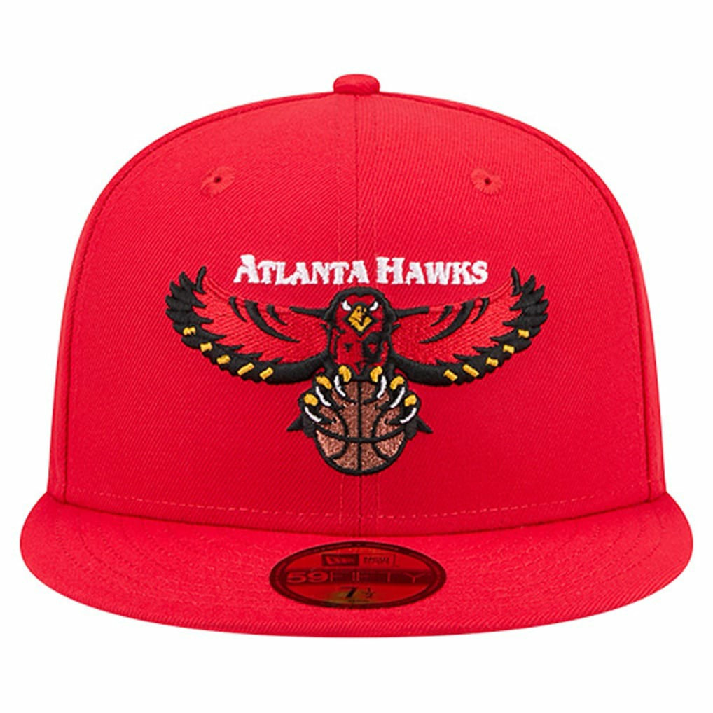 Atlanta Hawks Core Logo 59FIFTY Fitted Hat Red | New Era Near Me