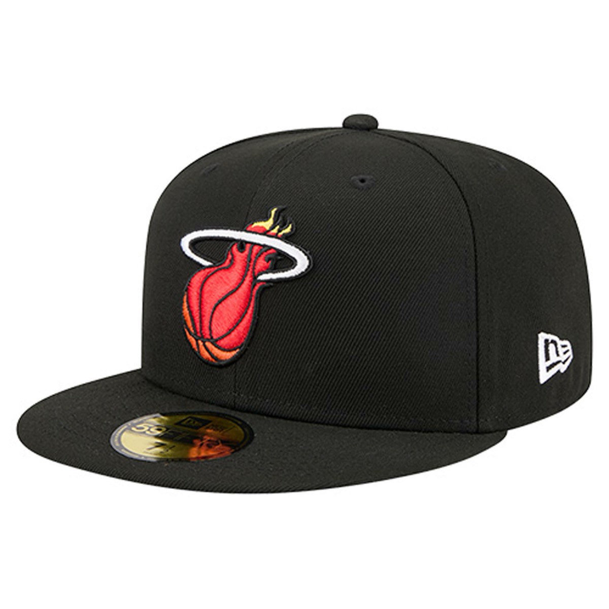 Miami Heat Core Logo 59FIFTY Fitted Hat Black | New Era Lifestyle