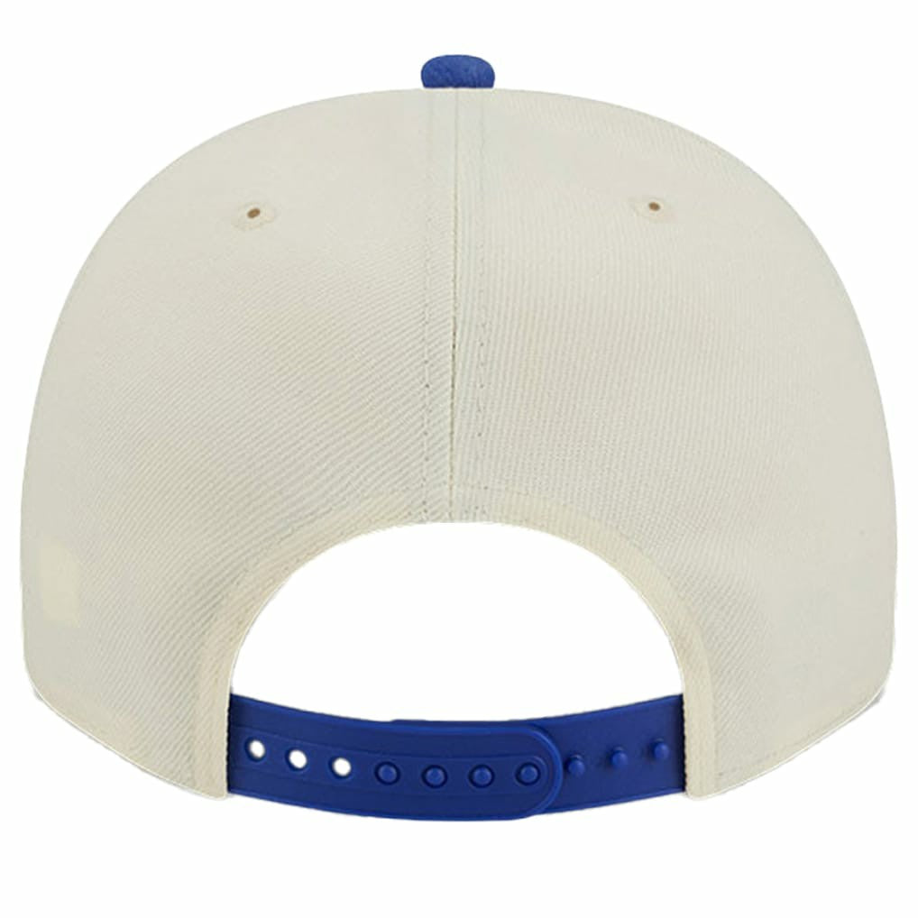 Philadelphia 76ers Illustrated Mascot 2-Toned Pre-Curved A-Frame 9FIFTY Adjustable Hat Cream | New Era discount