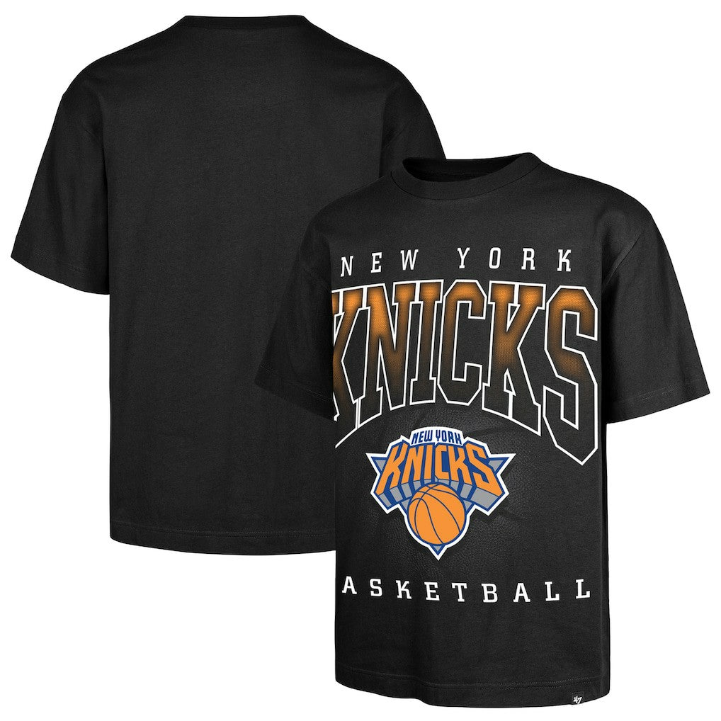 New York Knicks '47 Afterhours Foundation Premium Heavyweight T-Shirt Black | 47 brand US