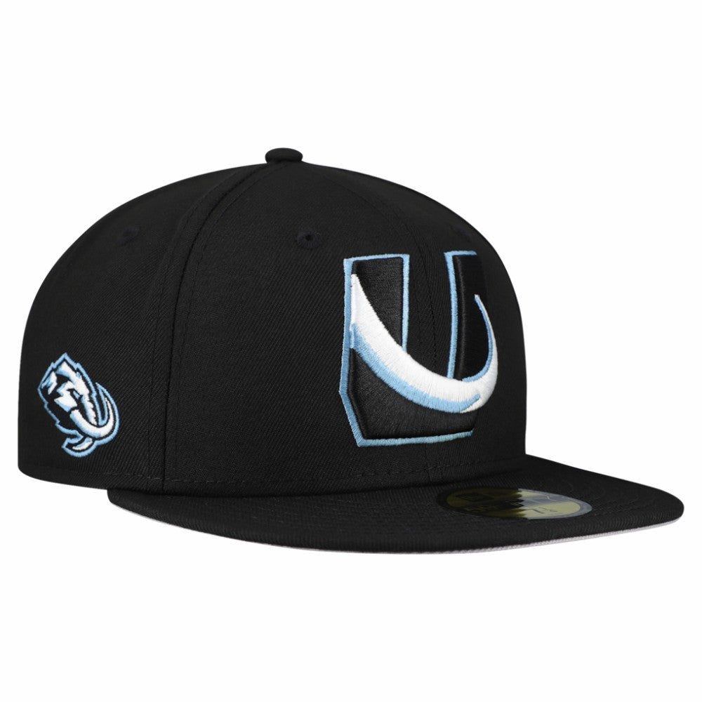 Utah Mammoth New Era Team Secondary 59FIFTY Fitted Hat - Black - NHL 203161261