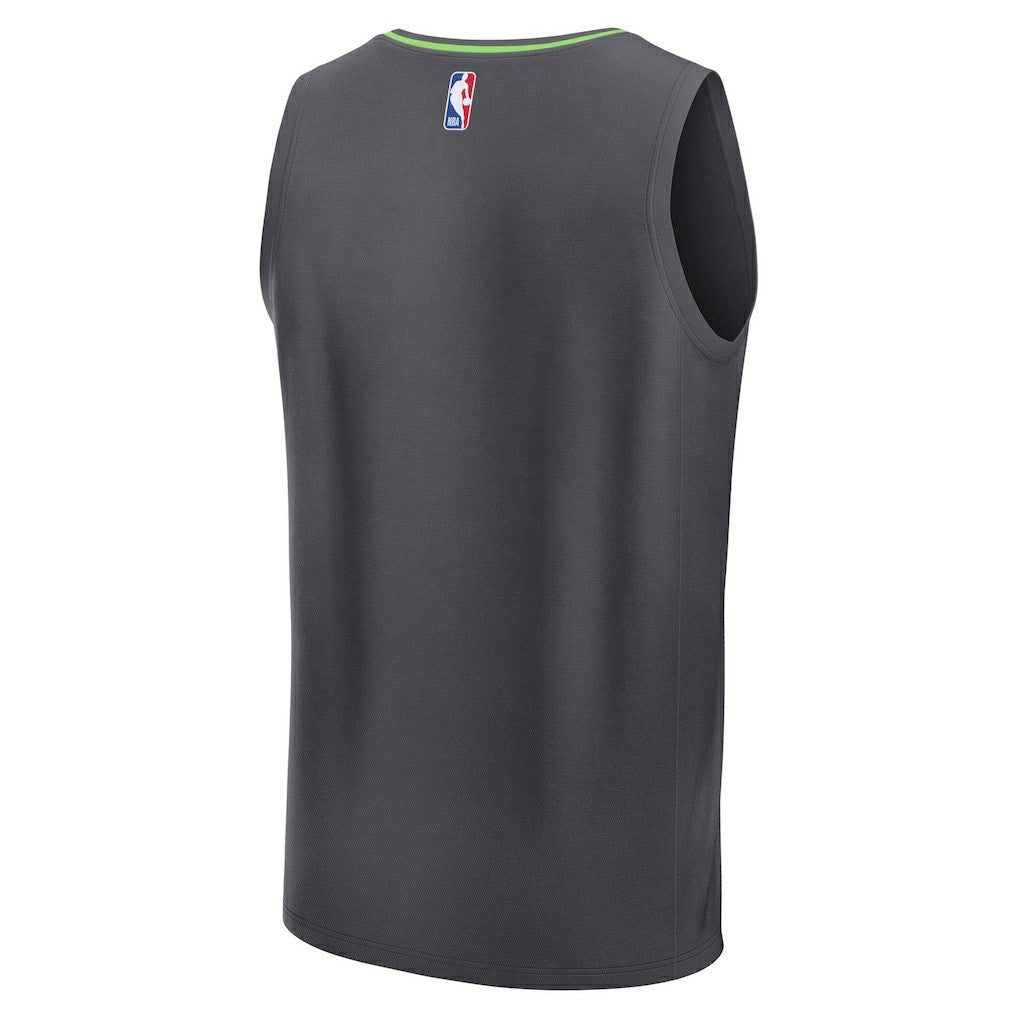 Minnesota Timberwolves Fastbreak Custom Jersey Statement Edition Anthracite | Fanatics for sale