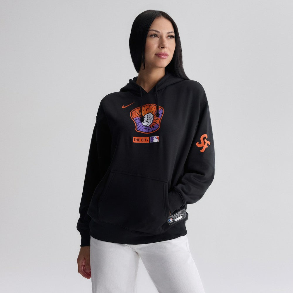 San Francisco Giants Nike Women's Authentic Collection City Connect Therma Hoodie - Black - Nike Discount