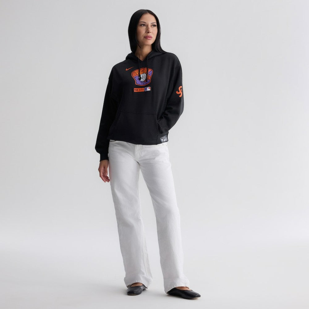 San Francisco Giants Nike Women's Authentic Collection City Connect Therma Hoodie - Black - Nike Discount