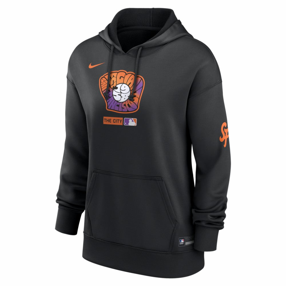 San Francisco Giants Nike Women's Authentic Collection City Connect Therma Hoodie - Black - Nike Discount