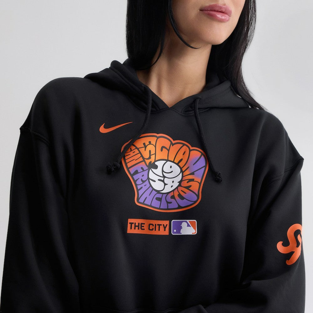 San Francisco Giants Nike Women's Authentic Collection City Connect Therma Hoodie - Black - Nike Discount