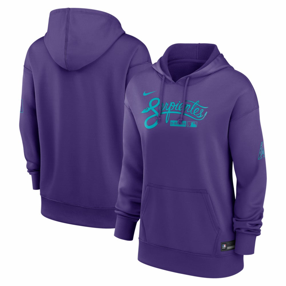 Arizona Diamondbacks Nike Women's Authentic Collection City Connect Therma Hoodie - Purple - Nike Online