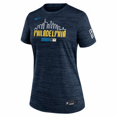 Philadelphia Phillies Nike Women's Authentic Collection City Connect Velocity Dri-FIT T-Shirt - Navy - Nike Sale