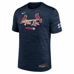 St. Louis Cardinals Nike Authentic Collection City Connect Velocity Dri-FIT T-Shirt - Navy - Nike Online
