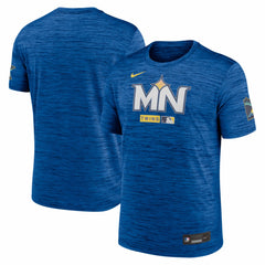 Minnesota Twins Nike Authentic Collection City Connect Velocity Dri-FIT T-Shirt - Royal - Nike Discount