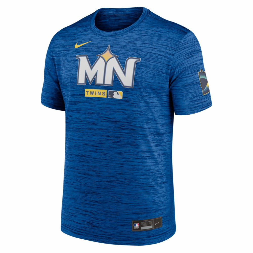 Minnesota Twins Nike Authentic Collection City Connect Velocity Dri-FIT T-Shirt - Royal - Nike Discount