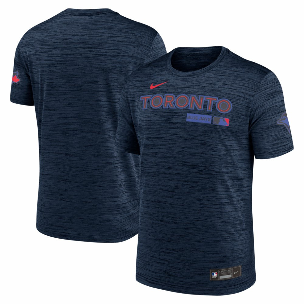 Toronto Blue Jays Nike Authentic Collection City Connect Velocity Dri-FIT T-Shirt - Navy - Nike Lifestyle