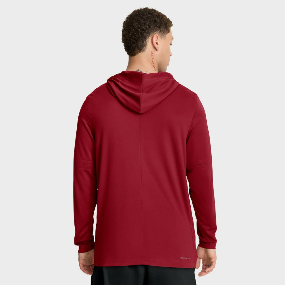 Cleveland Guardians Nike City Connect Dri-FIT Long Sleeve Hooded T-Shirt - Red - Nike Discount