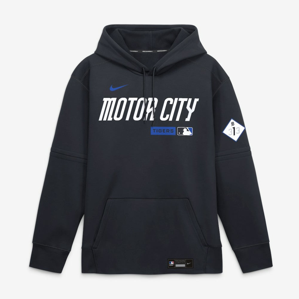 Detroit Tigers Nike Authentic Collection City Connect Therma-FIT Hoodie - Navy - Nike Online