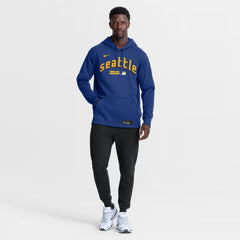 Seattle Mariners Nike Authentic Collection City Connect Therma-FIT Hoodie - Royal - Nike on Sale