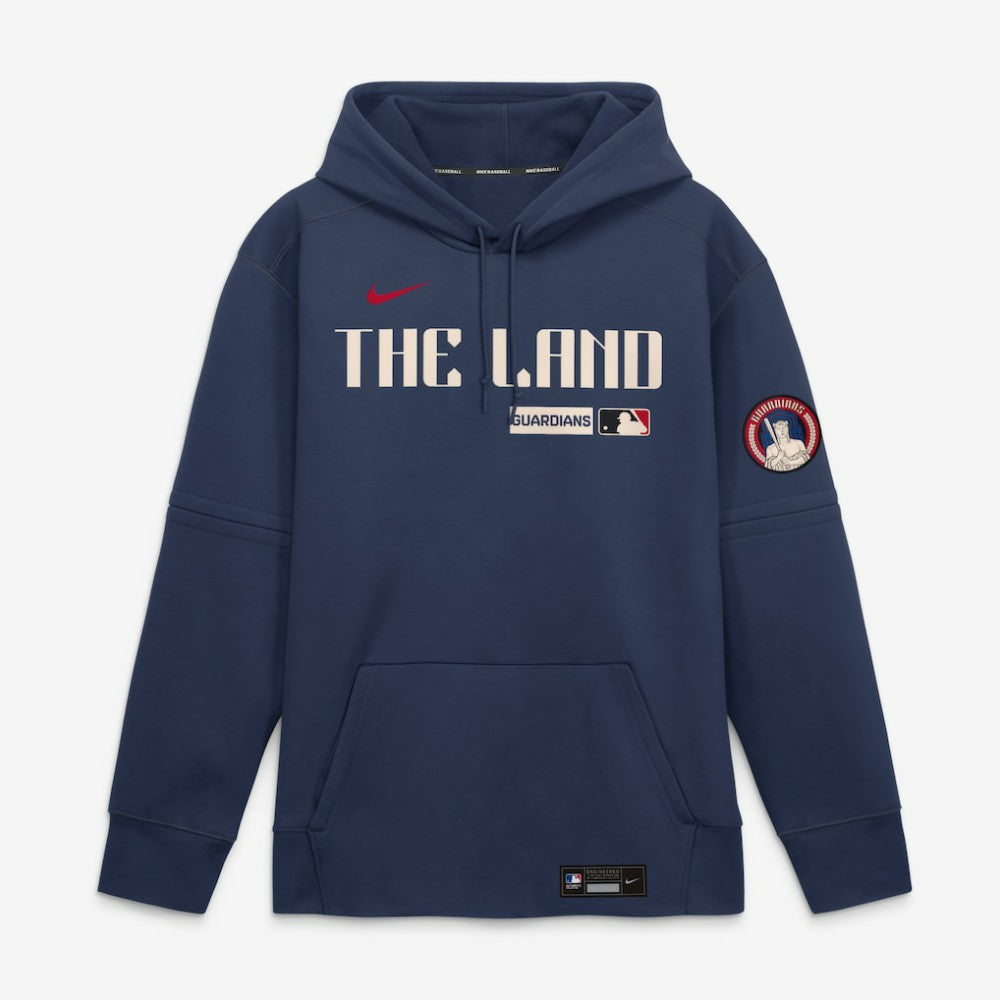 Cleveland Guardians Nike Authentic Collection City Connect Therma-FIT Hoodie - Navy - Nike Sale
