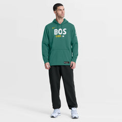 Boston Red Sox Nike Authentic Collection City Connect Therma-FIT Hoodie - Green - Nike Lifestyle