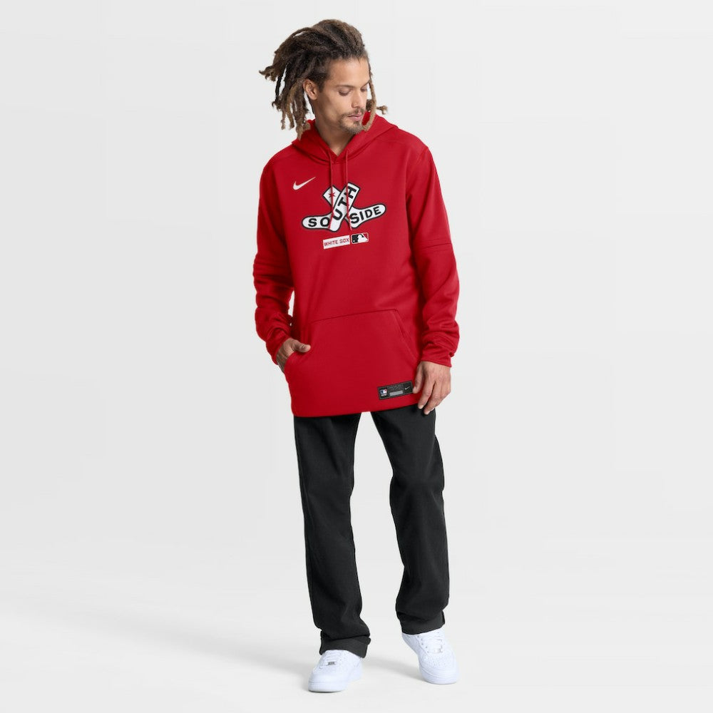 Chicago White Sox Nike Authentic Collection City Connect Therma-FIT Hoodie - Red - Nike on Sale