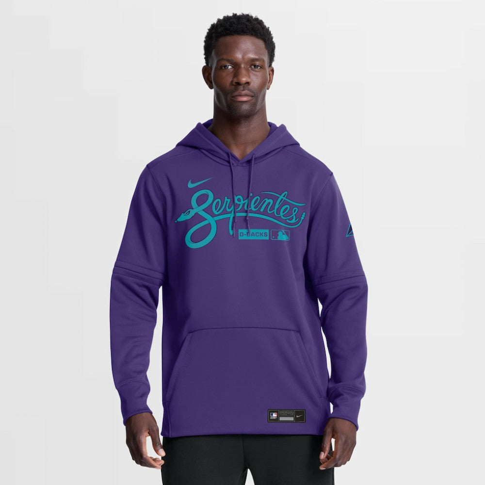 Arizona Diamondbacks Nike Authentic Collection City Connect Therma-FIT Hoodie - Purple - Nike Online