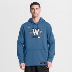 Washington Nationals Nike Authentic Collection City Connect Therma-FIT Hoodie - Blue - Nike Lifestyle