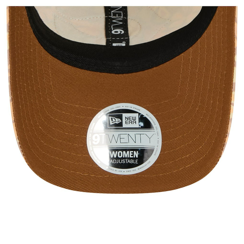 Chicago Bears New Era Women's Floral 9TWENTY Adjustable Hat Tan