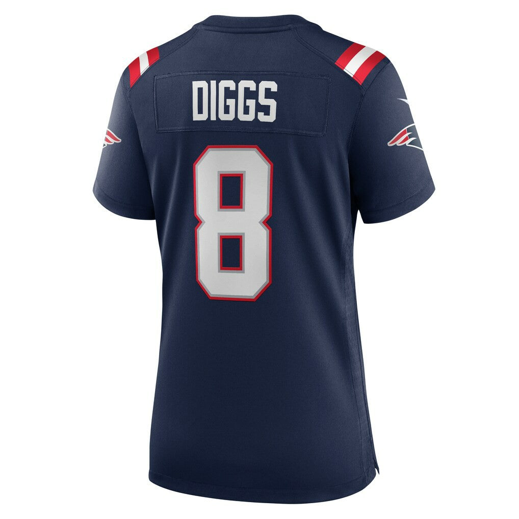 Nike Stefon Diggs New England Patriots Women's Game Jersey Navy