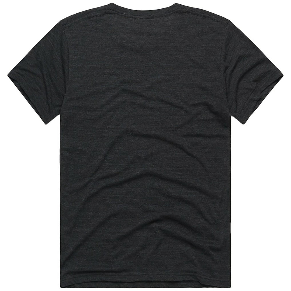 New York Knicks Homage On Fire Tri-Blend T-Shirt Charcoal