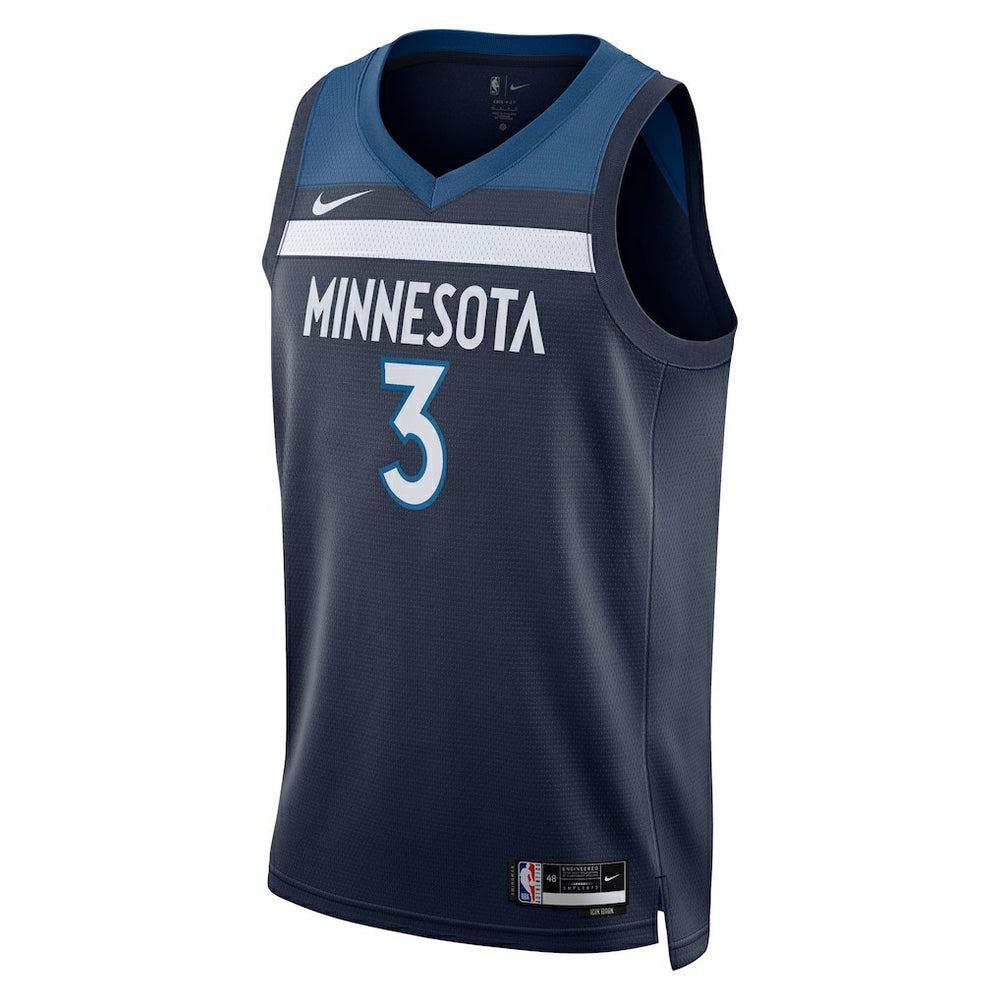 Jaden McDaniels Minnesota Timberwolves Unisex Swingman Jersey Icon Edition Navy | Nike Near Me