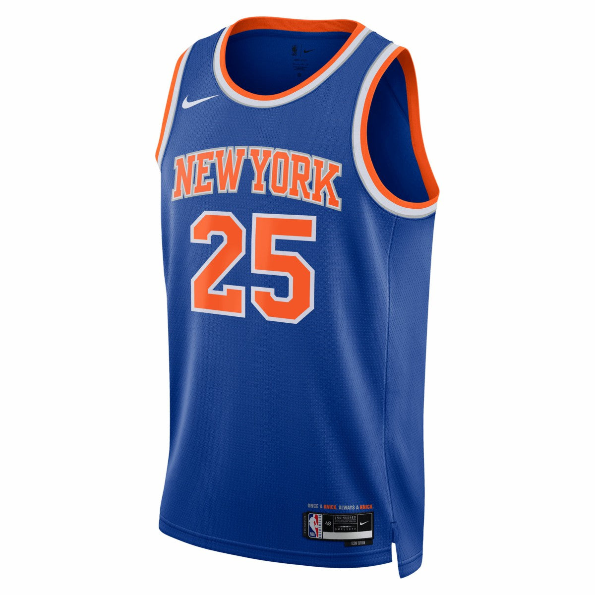 Mikal Bridges New York Knicks Unisex Swingman Jersey Icon Edition Blue | Nike Lifestyle