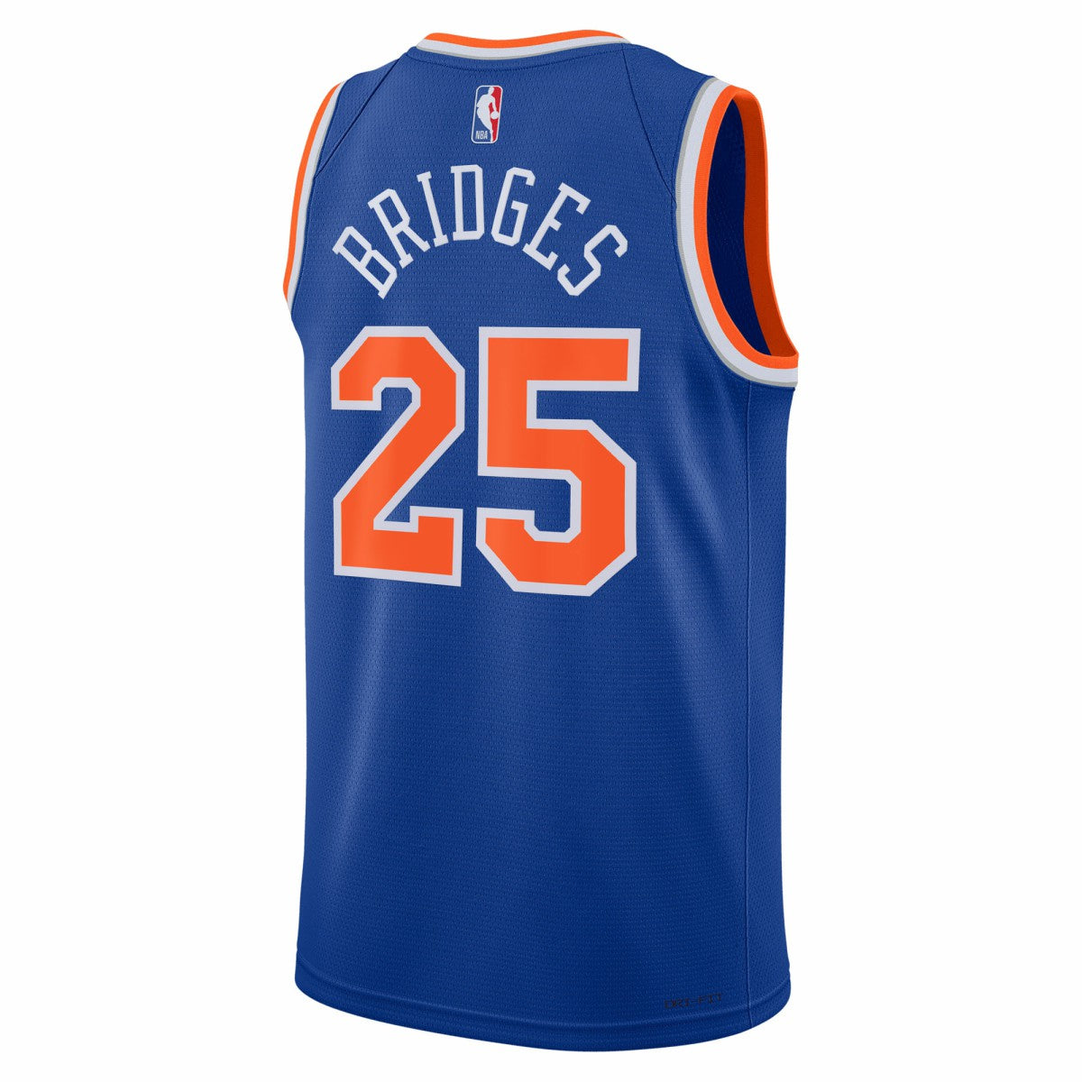Mikal Bridges New York Knicks Unisex Swingman Jersey Icon Edition Blue | Nike Lifestyle