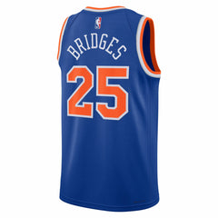 Mikal Bridges New York Knicks Unisex Swingman Jersey Icon Edition Blue | Nike Lifestyle