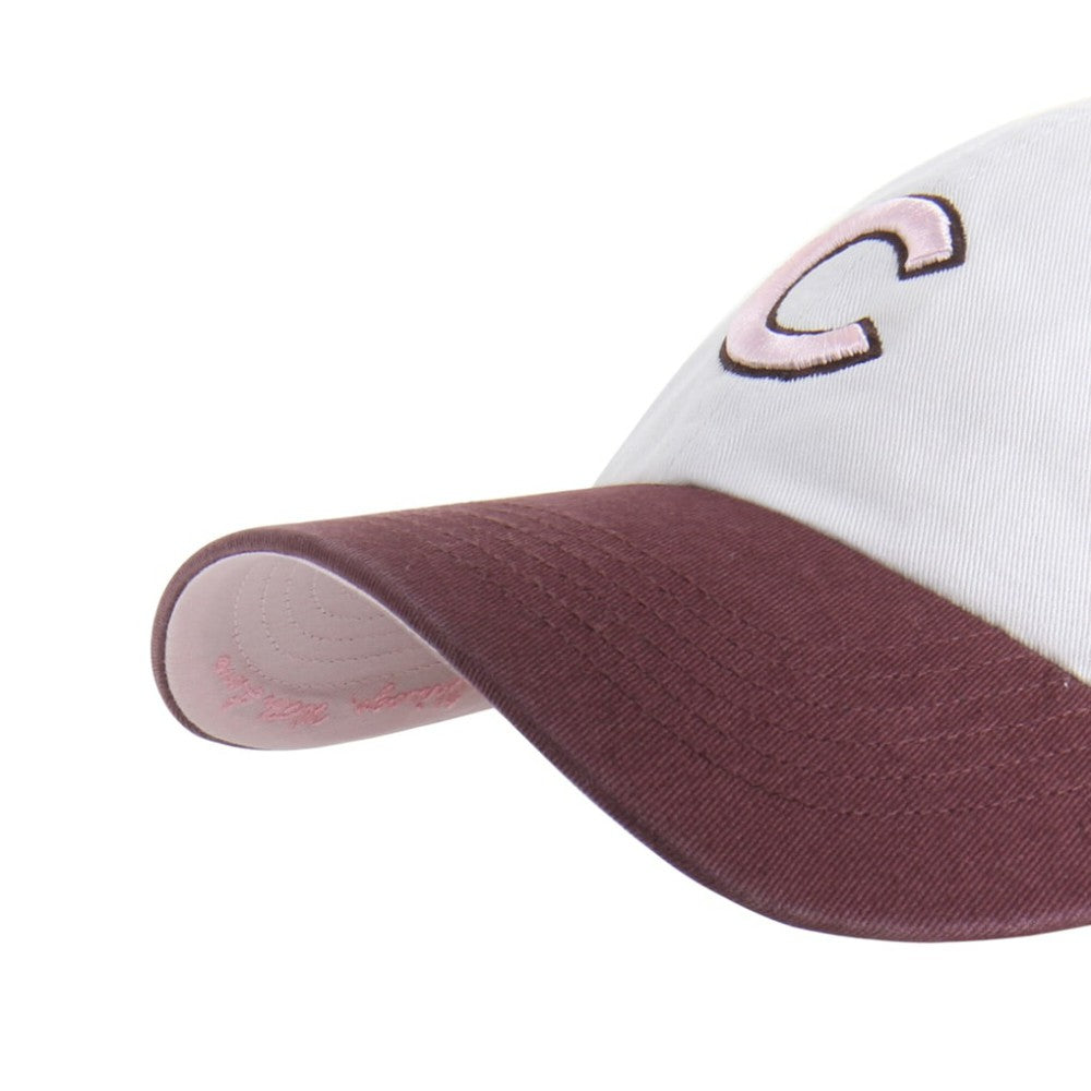 Chicago Cubs '47 Unisex Love Letter Clean Up Adjustable Hat - Stone/Burgundy - 47 brand on Sale