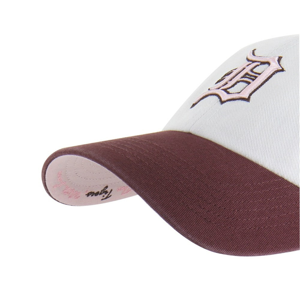 Detroit Tigers '47 Unisex Love Letter Clean Up Adjustable Hat - Stone/Burgundy - 47 brand Online