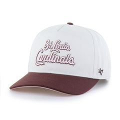 St. Louis Cardinals '47 Unisex Love Letter Adjustable Hitch Hat - Stone/Burgundy - 47 brand Lifestyle