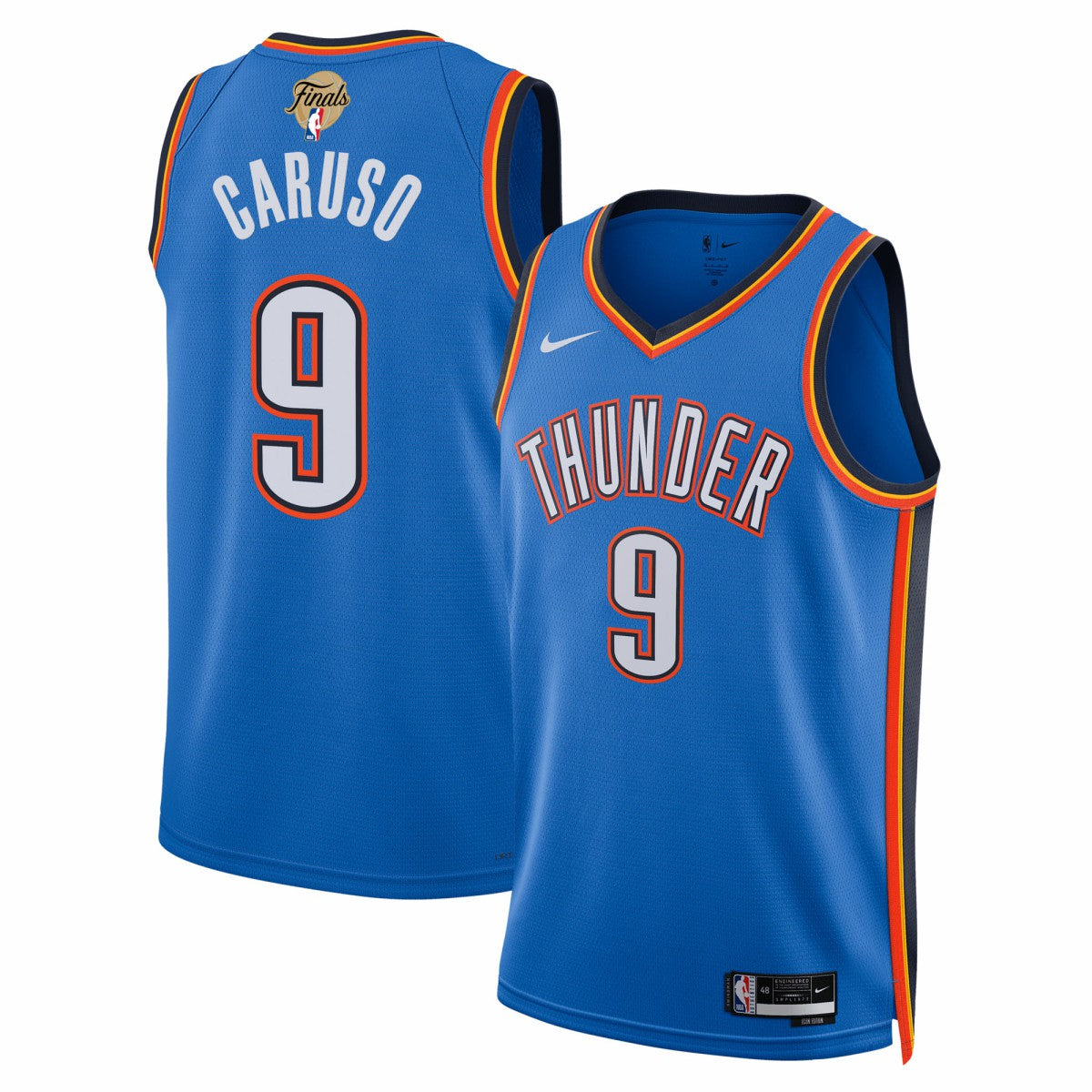 Alex Caruso Oklahoma City Thunder Unisex 2025 NBA Finals Swingman Jersey Icon Edition Blue | Nike US